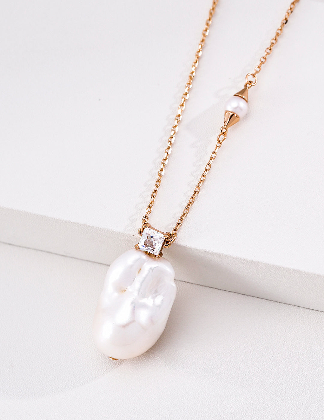 Baroque Pearl+ S925 Nacklace