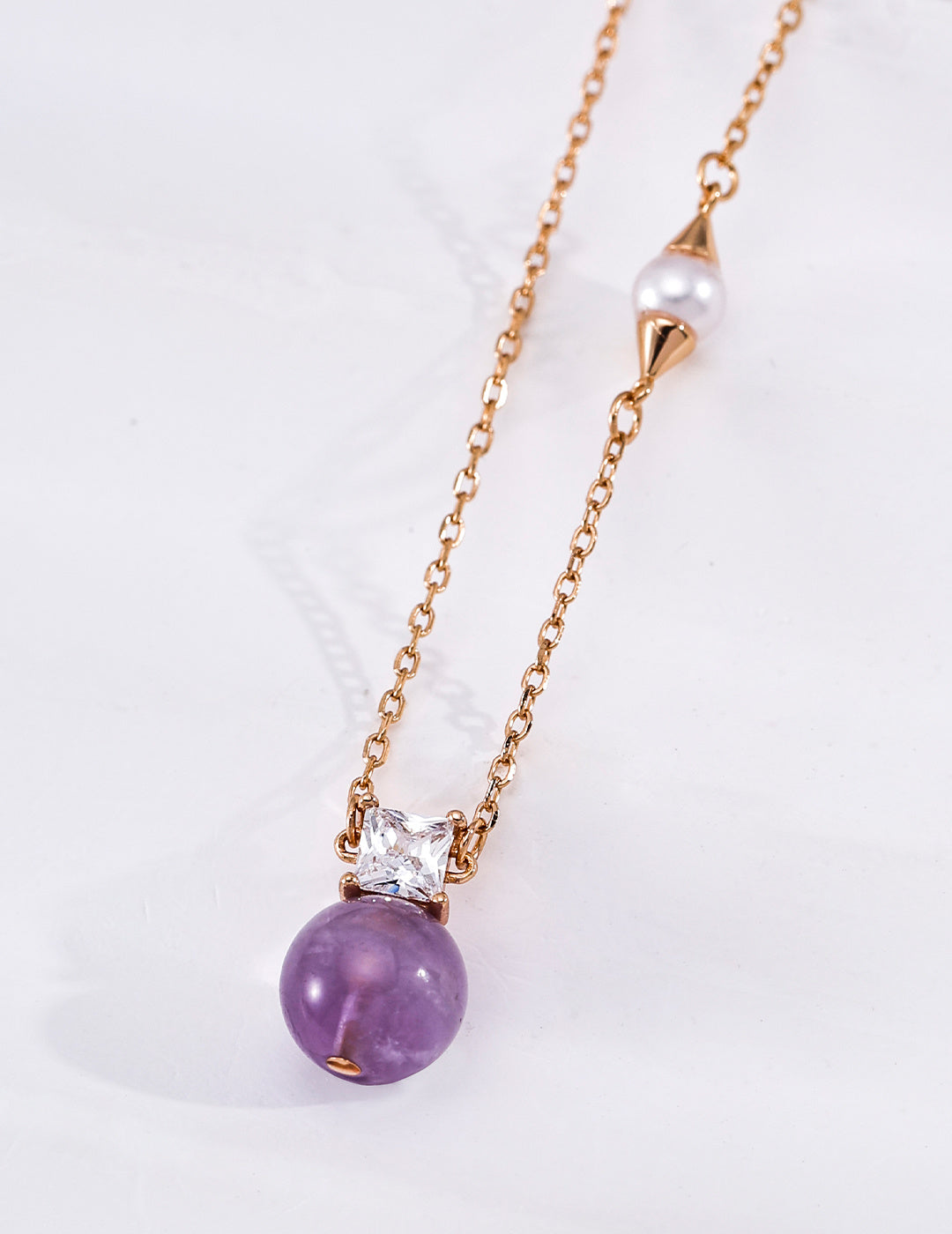 Amethyst + s925 nacklace
