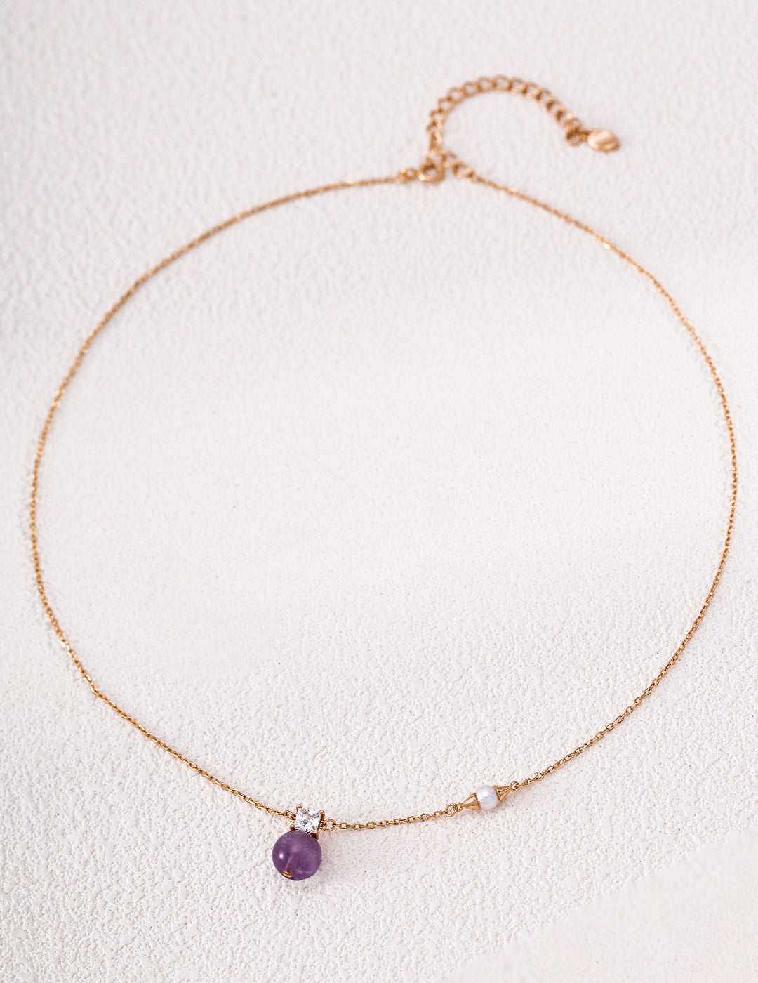 Amethyst + s925 nacklace