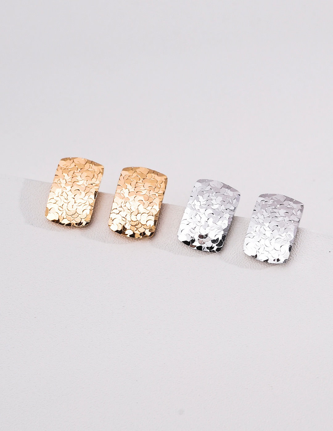S925 Silver Simple Retro Stud Earrings