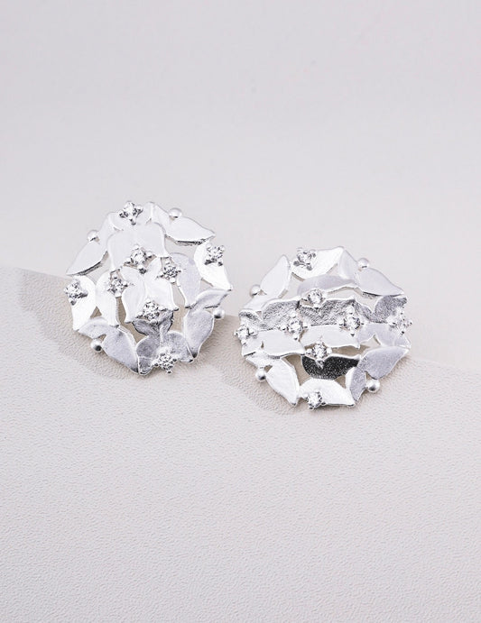 Hydrangeas S925 Earing